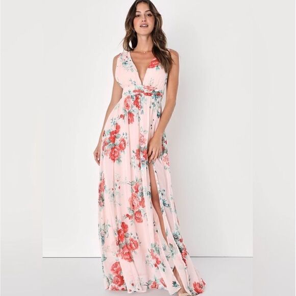Lulus Garden Meandering Blush Floral Print
Maxi Dress - Picture 15 of 15